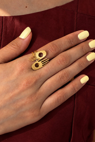 Big Charm Adjustable Ring