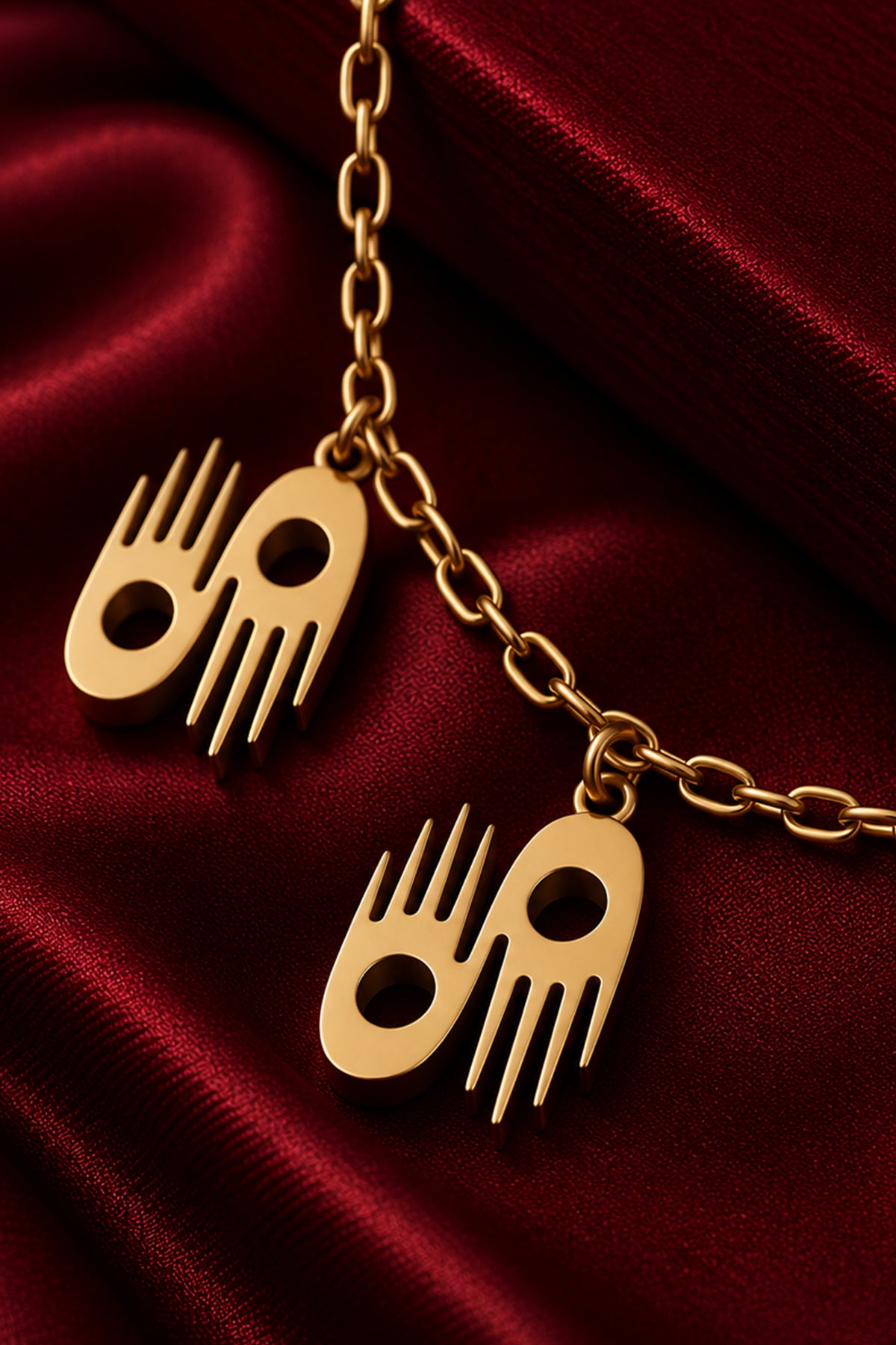 Three Charm Necklace