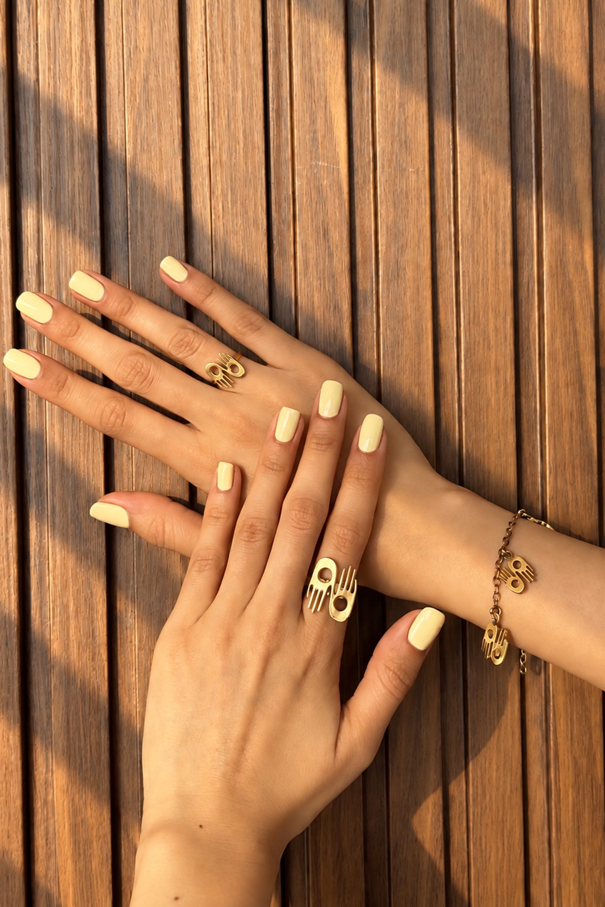 Small Charm Adjustable Ring