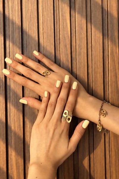 Big Charm Adjustable Ring