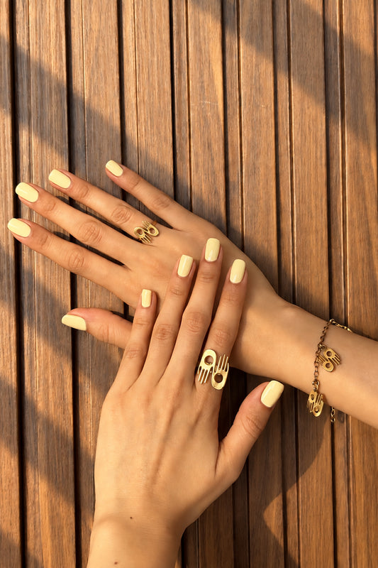 Big Charm Adjustable Ring