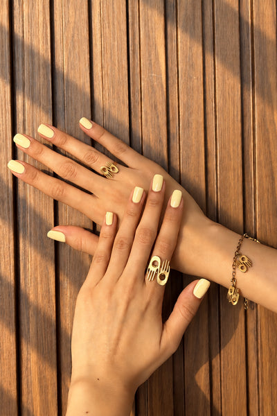Big Charm Adjustable Ring