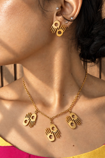 Three Charm Necklace