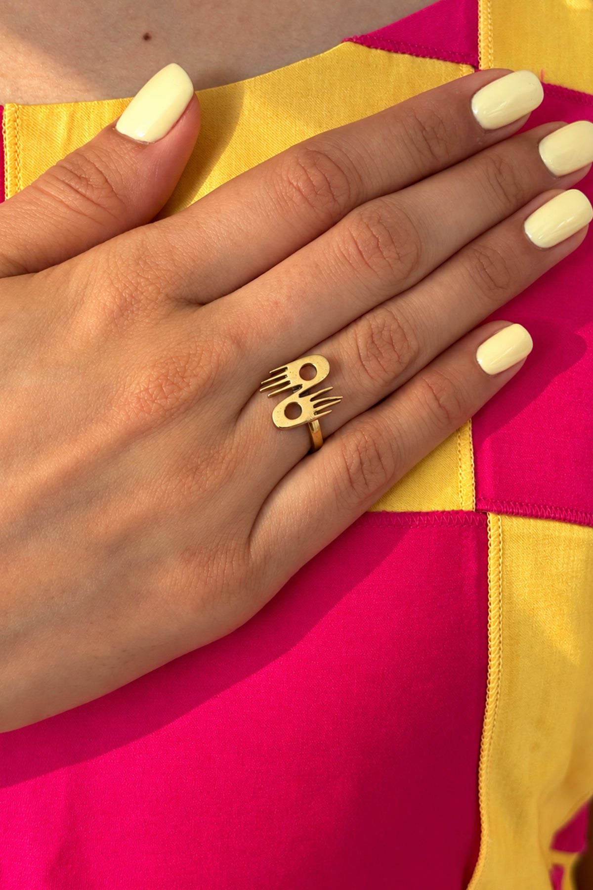 Small Charm Adjustable Ring