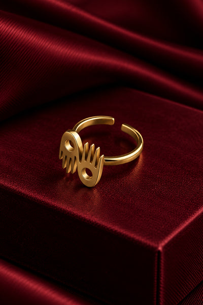 Small Charm Adjustable Ring