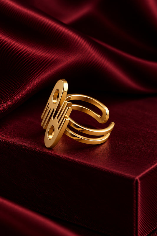 Big Charm Adjustable Ring