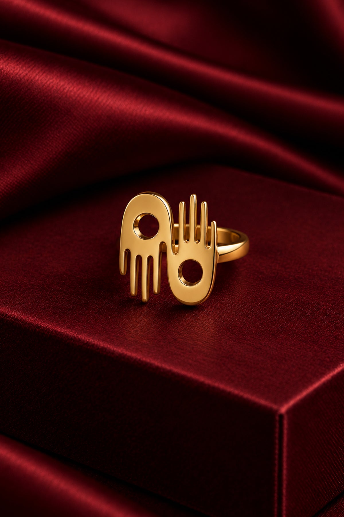 Small Charm Adjustable Ring
