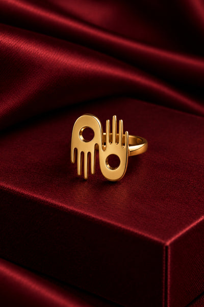 Small Charm Adjustable Ring