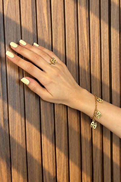 Three Charm Bracelet