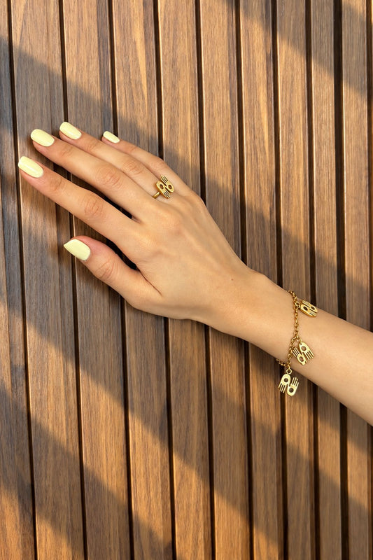 Three Charm Bracelet